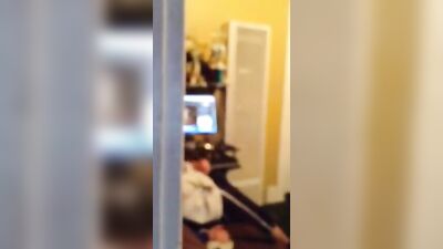 Asian Solo Voyeur Caught: Jizzing in the Shower!