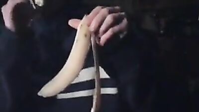 Banana with milk: Amateur Cum Shots Fun!!