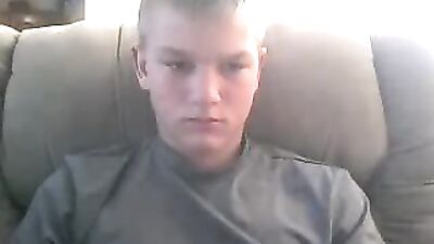 Young Russian masturbating