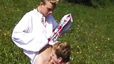 Young Blonde Field Workers - Raw Cum Shots in the Open Air!