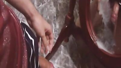 Reflected Shot Glass: Young Cum Loads on Mirror