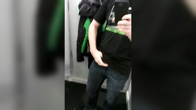 Masturbating in the Locker Room - Amateur Cum Shots Fun!