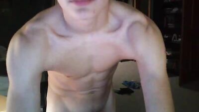 Straight Guy Masturbates Standing - Amateur Cum Shots Handjob