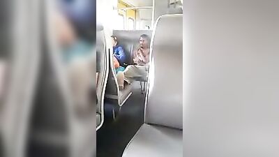Train Masturbation: Interracial Amateur Handjobs