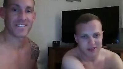 Handsome Muscle Duo - Hardcore Cumshots and Handjobs