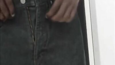 Black Twink Cock-Blocked in School Toilet Webcam Wank!