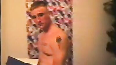Gay Marine Strokes His Cock and Keeps his Boner! - Hot and Steamy Military Porn Scenes