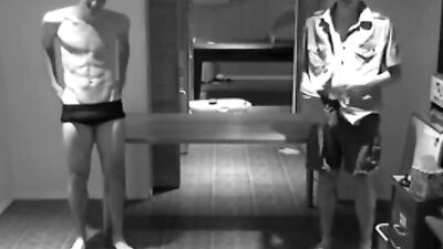 Jerking Sporty Twins: Amateur Cum Shots Delight