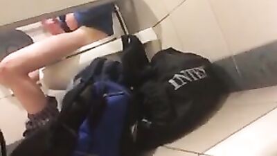 In the Gym: Amateur Cum Shots and Handjobs!