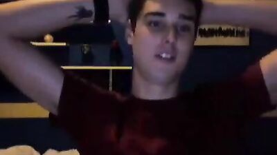 Wanks in his bedroom talks to his fans boy: Gay Porn Star Reveals All!
