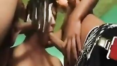 Emo Teens Bareback Gangbang: 3 Emotional Boys Fucking Deep and Hard!