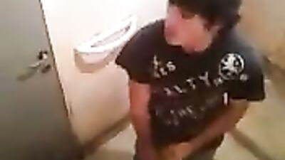 Gay Porn Exposed - Voyeur Caught Bathroom Jacking Off Boy