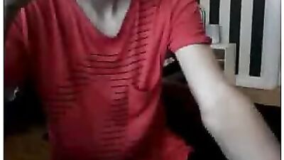 Red Jerk-off and White Ass: An Amateur Cum Shot Experience