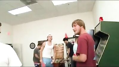 Frat Boy Gangbang: Action-Packed Game Room Orgy!