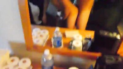 Mirror Reflections: Amateur Bareback Friends Fucking Home!