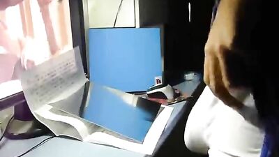 Watching Purple Buddys Cum Shots on Computer - Gay Porn Action Amature!