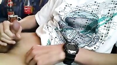 Uncut hottie cum coke a-cola boy