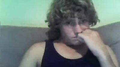 Blond Curly Twink Cumshot Frenzy - Big Cocks and More!