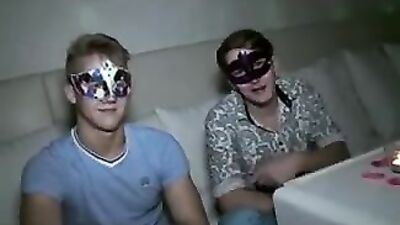 Masked Men Unleashed: Bareback Hidd*en Gay Tube Homecoming!