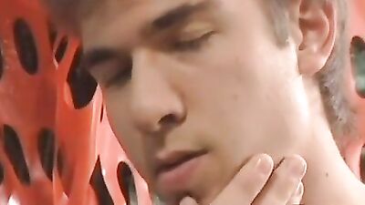 Enjoying Bodies Between Two Working Boys