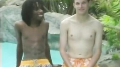 Black Teen Bottom Beauty: Interracial Cum Shots Delight!