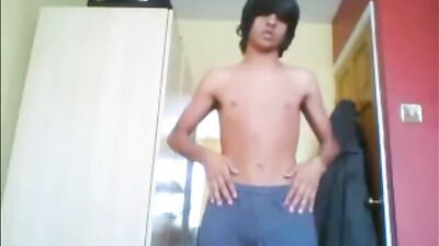 Cum Hungry Teen: Striptease and Cum Eating Spectacle!