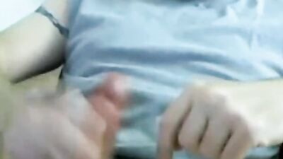 Big cum on tee shirt