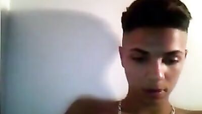 Lovely boy masturbating