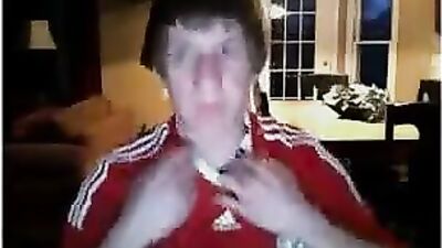 Young Sportsman Cumming Amateur Handjobs - Masturbating on the Field