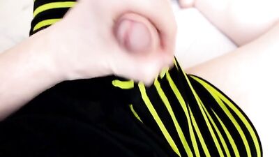Teen Little Dick Huge Cum: Amateur Cum Shots Solo!