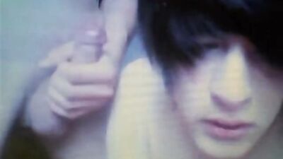 Emo boy gets his mouth full of Porn Love Juice - Oral Amateur Cum Shots