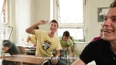 Gay Classroom Orgy: Action-Packed Sex in Front of the Whole Class!