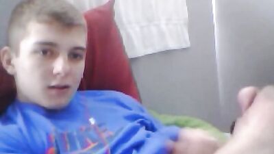 Amature Blonde Cum Shots - A cute blonde finds himself in the midst of a hot gay orgy!