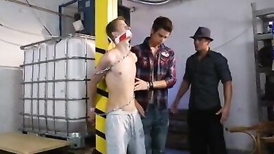 Bare Blondy Bound And Fucked Again!