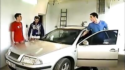 Garage Boy: Hardcore Action Group Sex Video!