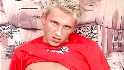 Red Hot Blonde Boys Cum Dripping Ass