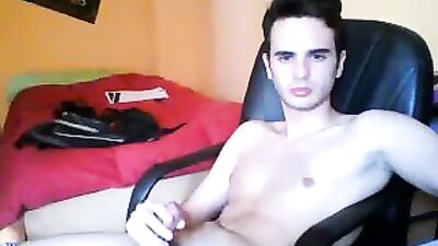 Gay Guy Cumming Hard - Amateur Handjob & Masturbation Action!