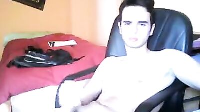 Gay Guy Cumming Hard - Amateur Handjob & Masturbation Action!