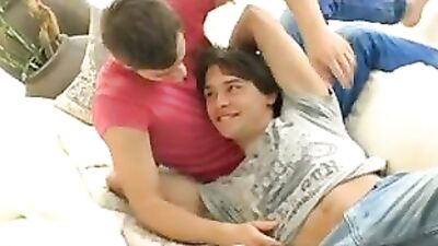 Bareback on the Coach - Two Boys Wild Ride!