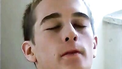 Raw Blonde Twinks Facials: Bareback Action