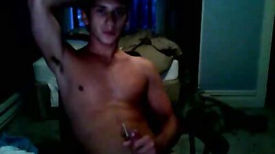 Hot twink wank and cum