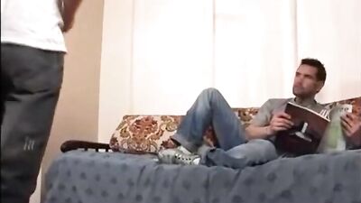 Step Sons Ultimate Cumshot with Dad!