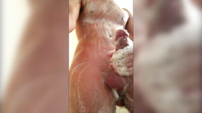 Gay Porn Video: Sexy Teen Boy Selfshot Strip and Shower Revealed!