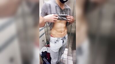 Airport Urinal Calls: Jock Teens Wild Exposure!