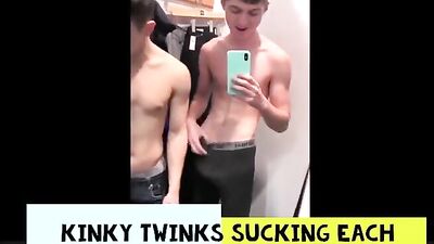 Dirty Public Mess: Two Guys Explore Their Desires in the Dressing Room