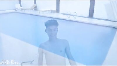 Gay Porn Couples Sexual Adventures with Flip-Flops and Showers