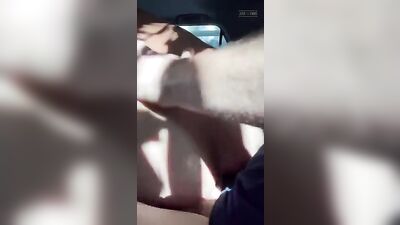 Car Sex Daddy Domination: Sons Oral Training