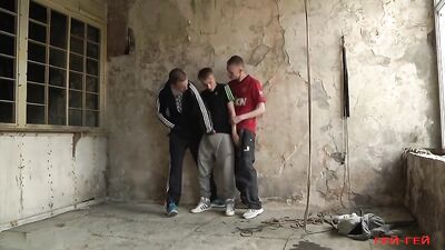 Teenage Boys Fucking: Group Sex Bareback Blond BB Cum Shots Oral Public Outside