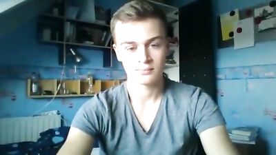 Young Twink Solo Webcam: Shooting Load for a Stranger Online!