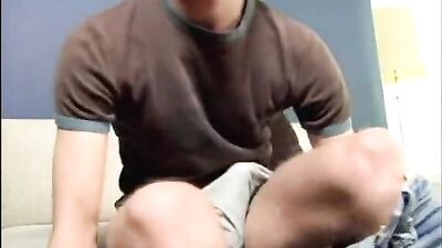 Gay Porn Bliss - Young and Hung Blonde Boy Jerks Off Solo for Your Pleasure!